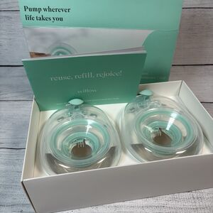 Willow 2 Reusable Milk Containers 4oz Insert Size 24mm Brand New Open Box